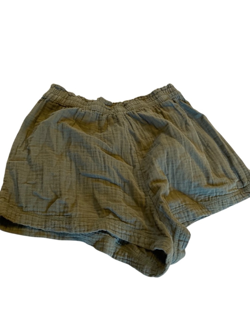 AERIE Olive Green Shorts - Picture 2 of 5